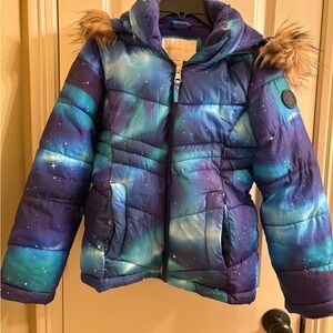 Madden Girl Blue and Purple Puffer Jacket